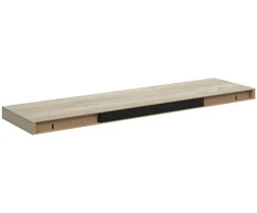 Pakabinama sieninė lentyna, ąžuolo spalvos, 90x23,5x3,8cm, MDF