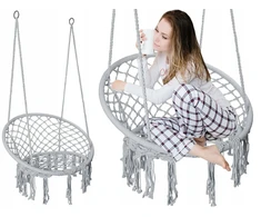 PAKABINAMAS FOTELIS SODUI NAMUI GANDRO LIZDAS PILKAS BOHO SUPYNĖ