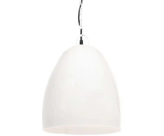 Pakabinamas šviestuvas, baltas, 42cm, 25W, apskritas, E27