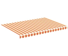 Pakaitinis audinys markizei, geltona ir oranžinė 350x250 cm, poliesteris
