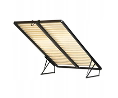 Pakeliamas lovos rėmas 120x200 tankus 48 lentjuosčių metalinis dujinis automatas