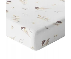 Paklodė į lovelę 120x60 cm su guma, stora medvilnė 100%, lenkiškas produktas