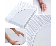 Paklodė su guma 100% šukuotinės medvilnės 200x200 + 30cm aukštam čiužiniui