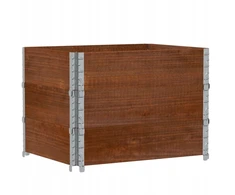 Paletės antstatas 80x60x60,5 rudas, 3 vnt.