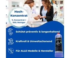 Pandacleaner® ultragarsinis valymo skystis ultragarsinėms vonelėms - koncentratas akiniams, papuošalams, dantų produktams, auksui, monetoms, stiklui, laikrodžiams (atspariems vandeniui) ir kt. | 1l / 2l / 3l