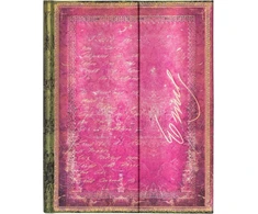 Paperblanks pb7212-6 kieti sąsiuviniai fascinating handwritings | languotas | ultra (180 × 230 mm): kietas viršelis, užsegamas apvalkalu, 120 gsm, juostelės žymeklis, dėklas (embellished manuscripts collection)