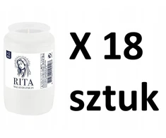 Parafininis žvakių įdėklas Rita R2 ~2 dienos Rinkinys 18 Vnt.