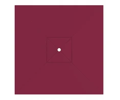 Paramondo kvadratinis uždangalas sodo skėčiui 3x3m Bordo