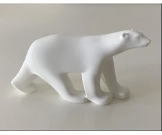 Parastone Eisbär Ours Pompom Artémus Éditions (s) statulėlė, ilgis: 11 cm
