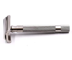 Parker 55sl-sc dvigubo ašmens skustuvas, satino chromo apdaila