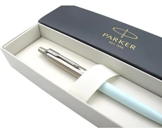 Parker Pen Jotter Premium rutulinis rašiklis, retro kolekcijos apdaila, mėlynas rašalas, dovanų dėžutė (arctic mėlynas pastel, 1 vnt.)