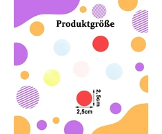 Parpix 50 g konfeti spalvinga vestuvių gimtadienio dekoracija, 6000 apvalių konfeti popieriaus pakuotė naujųjų metų išbarstymo dekoracija, didelė 2,5 cm konfeti stalo dekoracija gimtadieniui, konfeti karnavalui