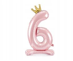 Party Deco dekoratyviniai gimtadienio balionai šviesiai rožiniai 84 cm