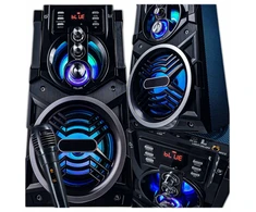 Partytech Big Tower Bt Nešiojama Bluetooth Kolonėlė su Mikrofonu