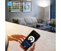 Pastatomas šviestuvas Smart 25 W Super Bright Led lubų prožektorius, Rgbcw, 2700 K-6500 K, valdymas lietimu ir programėle, suderinamas su Alexa ir Google Home, pastatomas šviestuvas svetainei, miegamajam, biurui