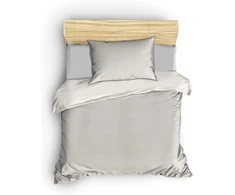 Patalynės komplektas Nuit Des Rêves elegant cream xl antklodės užvalkalų komplektas (1 antklodės užvalkalas 155x200 cm, 1 pagalvės užvalkalas 80x80 cm) | 80% medvilnė, 20% poliesteris, 229 siūlų skaičius | galima skalbti skalbimo mašinoje 30°c temperatūroje, twin
