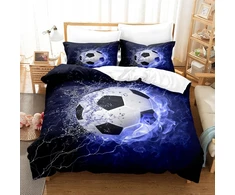 Patalynės komplektas Patynės komplektas 3d Futbolas 160x200 futbolas
