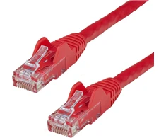 PATCH Startech 50 pėdų Cat6 Utp Komutacinis kabelis Etl Verified be užkabinimo - raudonas
