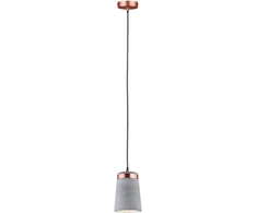 Paulmann 79617 Neordic Stig pakabinamas šviestuvas Max.1x20w E27 pilkas / vario matinis 230v betonas / metalas