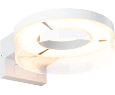Paulmann 93114 led lauko sieninis šviestuvas zigbee 3.0 capera su judesio davikliu, draugiškas vabzdžiams, ip44, 231 mm, reguliuojama šiluma, 12.5 w, 800 lm, 230 v, baltas aliuminis