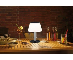 Paulmann 94267 Cordless Cupulino šviestuvas, apvalus lauko Led akumuliatorinis šviestuvas su 1 x 1.3 W reguliuojamu mobiliu šviestuvu, skaidrus, antracito spalvos akumuliatorinis šviestuvas, plastikas, belaidis, 3000 K, 1.3 W, Cupolino, 94267