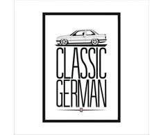 Plakatas Paveikslas ant sienos Bmw E30 Classic German