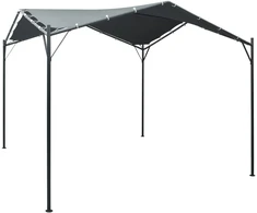 Pavėsinė, antracito spalvos, 3x3m, plienas