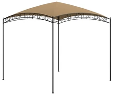 Pavėsinė, taupe spalvos, 3x3x2,65m, 180 g/m²