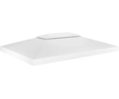 Pavėsinės uždangalas, 2 pakopų, baltas, 4x3m, 310 g/m²
