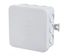 Paviršinė dėžutė pilka tuščia 85x85x39 E12 Ip55 Elektro-plast Nasielsk