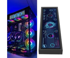 Monitorius Pc sensorinis ekranas, 8.8 colių pc sensorinis ips ekranas 1920 x 480 ssd cpu gpu temperatūros ekranas, kompiuterio temperatūra, skirta rpi, skirta windows, 360 laipsnių pasukimas