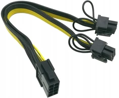 Vaizdo plokštė Pci-e 8pin maitinimo skirstytuvas - 2x 6+2pin riser, 125581