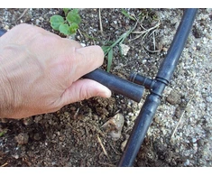 Pe-ld (mažo tankio polietileno) vamzdis, 100 m x 16 mm pn 4 (saulės sistemos, baseino šildymo) montavimo vamzdis, vandens vamzdis, plastikinis drėkinimo vamzdis, juodas