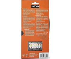 Pebeo Studio Gouache dažų rinkinys, 12 spalvų x 12ml