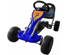Pedalais minamas kartingas, mėlynas
