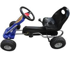 Pedalais minamas kartingas, mėlynas