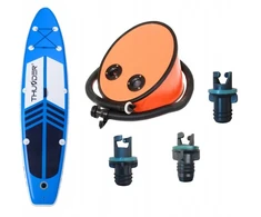 Pėdų pompa 5l + žarna pontonui, sup lentai + 3 antgaliai