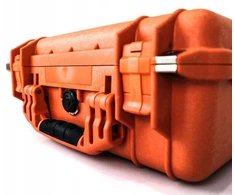 Peli 1450 oranžinė tuščia dėžė-lagaminas