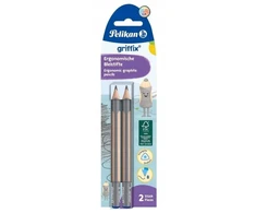 Pelikan Pieštukai vaikams, mokyklinis pieštukų rinkinys, pieštukas Griffix B, 2 vnt, geriausi