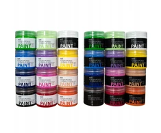 Penosil Profil rinkinys 24 dažų, skirtų šviesiems ir tamsiems audiniams, 12x25 ml ir 12x25 ml