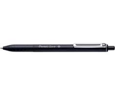 Pentel Bx470-a Izee automatinis tušinukas su metaliniu spaustuku, 0.5 mm linija, juodas, papildymas Bx470-a [12 vnt. pakuotė]