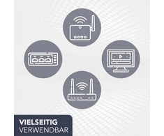 Perfecthd Tae kabelis, Dsl Adsl Vdsl kabelis, jungiamasis kabelis, skirtas Fritzbox, Tae jungiamasis kabelis, maršrutizatorius, 10 m ilgio, 4 skirtingi ilgiai