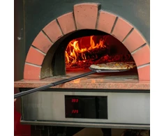 Perforuotas picos kastuvas pagamintas iš kieto anoduoto aliuminio, 30 cm / 12 colių picos mentė su ilga nuimama rankena, 112 cm bendro ilgio metalinis duonos kastuvas picos serveris picų kepimui
