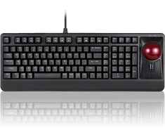 Perixx Periboard-522 mechaninė klaviatūra su rutuliniu valdikliu - 2.17 colio didelis rutulinis valdiklis - pakreipiamas slinkties ratukas