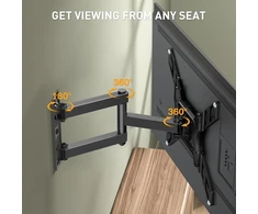 Perlegear Tv laikiklis prie sienos, pasukamas, 23-55 colių, 45 kg