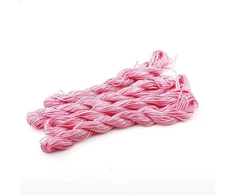 Perlin 30 metrų macrame siūlai 1 mm virvelė, papuošalų virvelė, papuošalų siūlai "pasidaryk pats" amatų gamybai (rožinė)