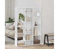Pertvara/spintelė knygoms, balta, 100x24x140cm, mediena