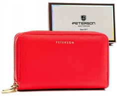 Peterson elegantiška moteriška piniginė iš eko odos su Rfid