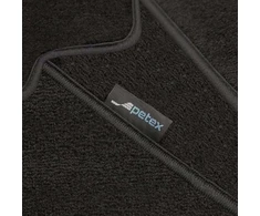 Petex Monza Premium klasės automobiliniai kilimėliai, priekiniai, juodi, 2 dalių komplektas