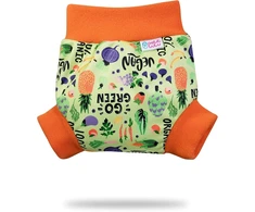 Petit Lulu kelnaitės-užmaunamos Pul kelnės L dydis (9-13 kg) neperšlampamos užmaunamos kelnės sauskelnėms medžiaginėms sauskelnėms, pagamintos Es („go Žalias“)